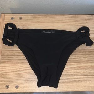 Black Kendall x Kylie bikini bottoms